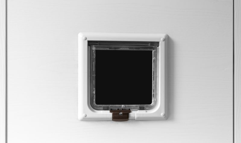 Pet Door Installation detail